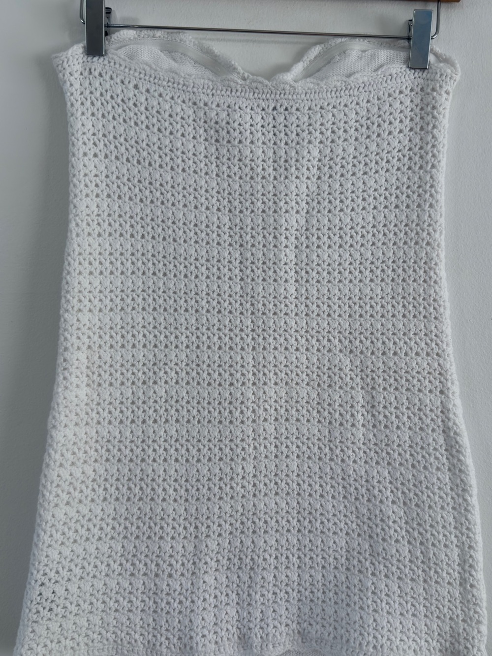 RtA White Strapless Crochet Mini Dress - Picture 11 of 12